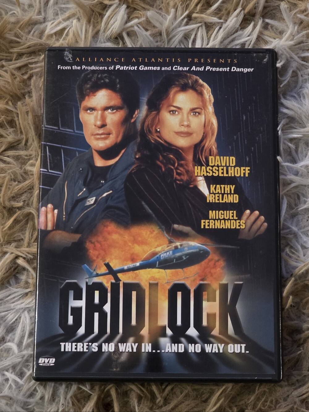 Gridlock DVD (1996) Rare OOP David Hasselhoff Kathy Ireland Action Movie
